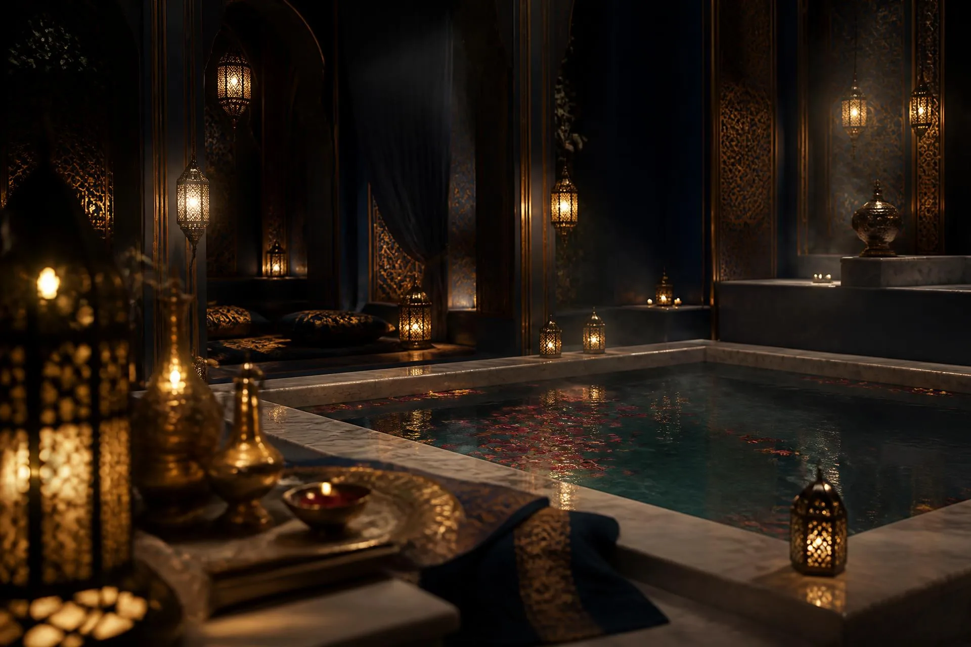 Luxury Arabian spa sanctuary